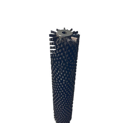 Nylon Bristle Industrial Cylindrical Brush Roller Brush For Conveyor Belt Cleaning