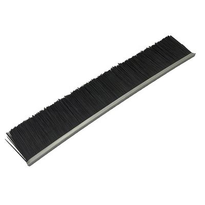 Versatile Metal Back Industrial Door Brushes Strip 50mm
