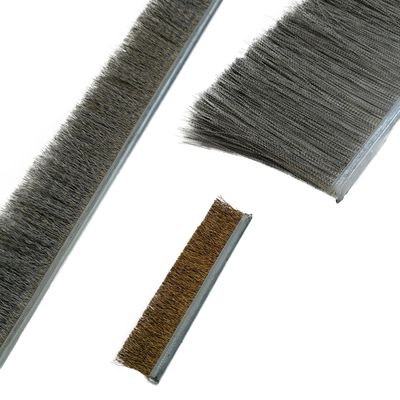 Dustproof Door Seal Industrial Brush Strip Custom Corrugated Nylon