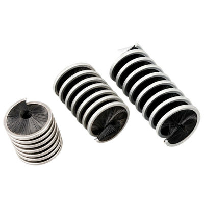 Customized Inner Winding Helical Brush Spiral Spring Coil For Residue Wiping Cleaning