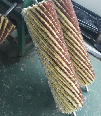 Customized Size Sisal Sandpaper Polishing Brush Roller Sandpaper Sanding Roller Brush For Various Kinds Wood Polishing