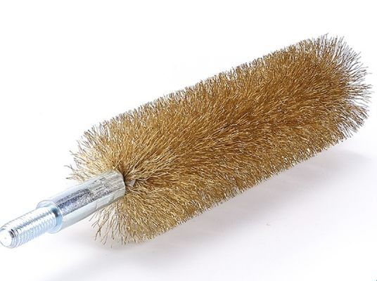 Customizable M6 Copper Wire Tube Polishing Brush For Mechanical Parts Inside Holes