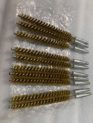 Customizable M6 Copper Wire Tube Polishing Brush For Mechanical Parts Inside Holes