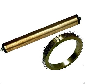 Custom Industrial Stainless Steel /Copper Needle Perforation Roller For Printing Packaging