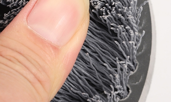 Custom Industrial Brushes Abrasive Wire Disk Brush For Industrial Polishing