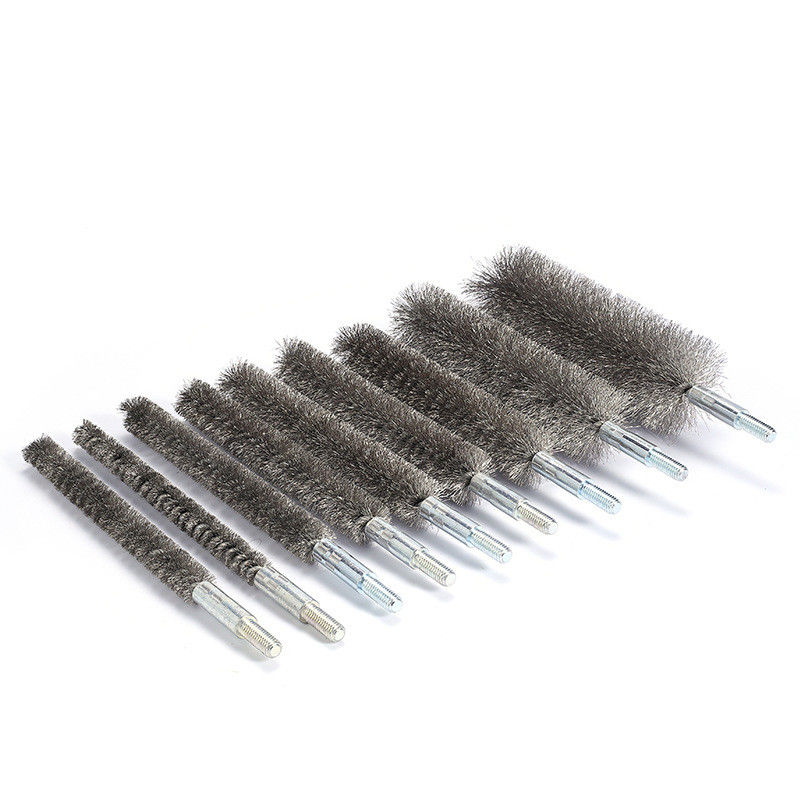 Customizable Stainless Steel M6 Wire Tube Brush For Metal Deburring